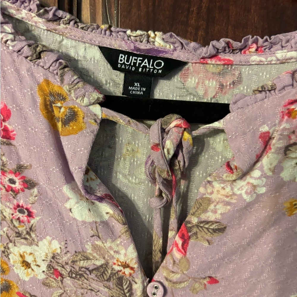 Buffalo David Bitton Floral Blouse